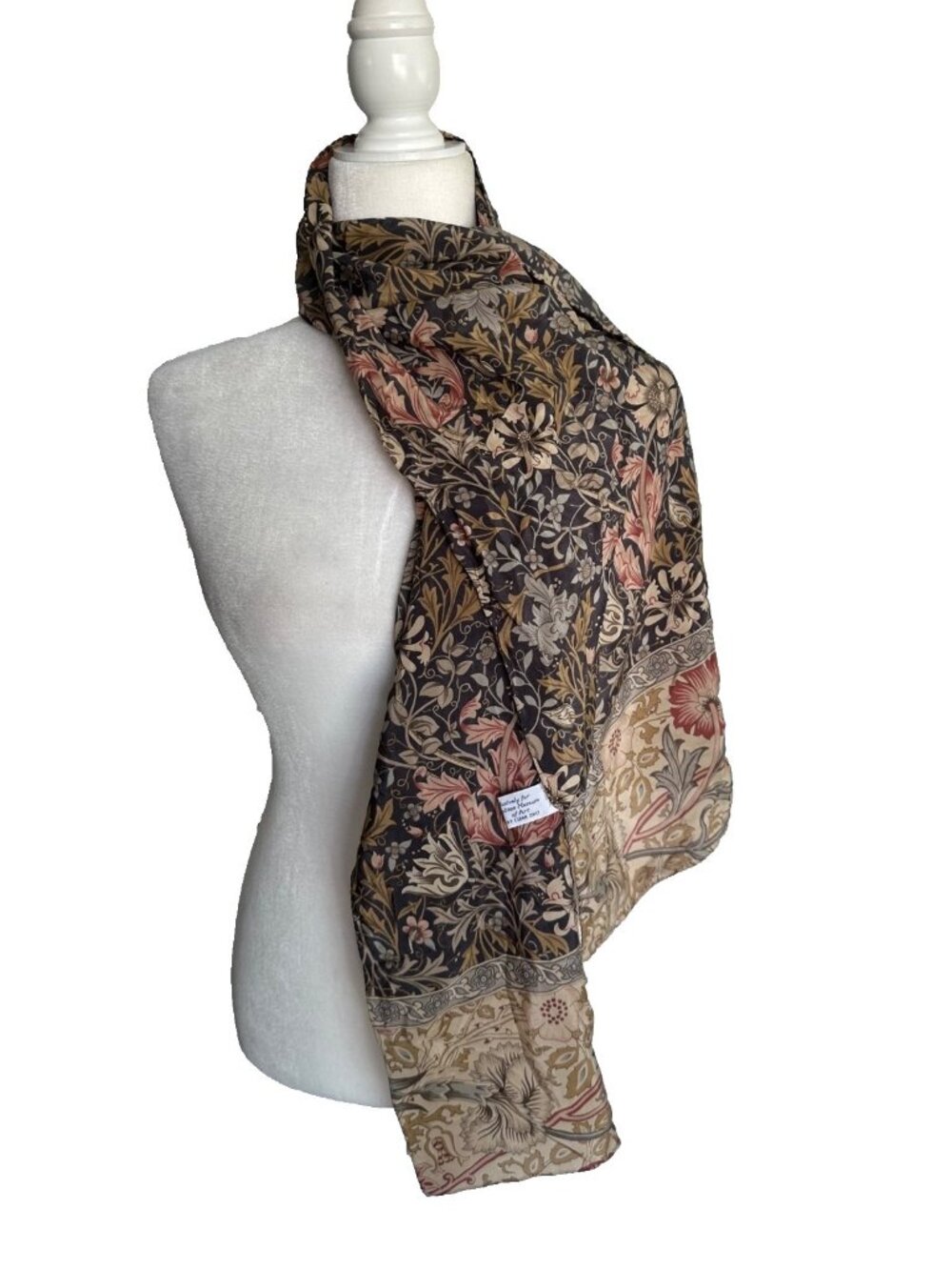 MMA Metropolitan Museum of Art, William Morris, Compton Silk Oblong Scarf